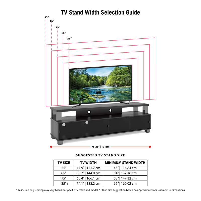 Wade Logan® Kendari Extra Wide TV Stand for TVs up to 95" & Reviews